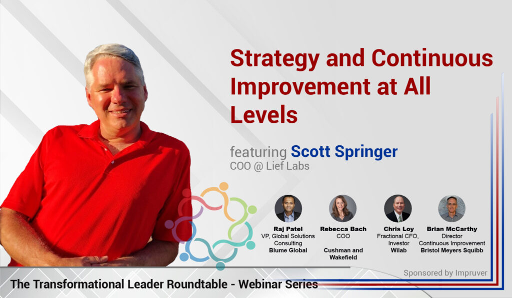 Scott Springer - Strategy and Continuous Improvement at all Levels - Impruver